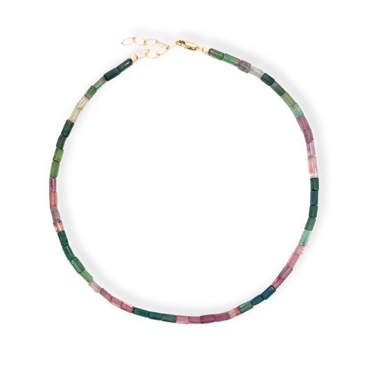 Pencil Cut Tourmaline Necklace