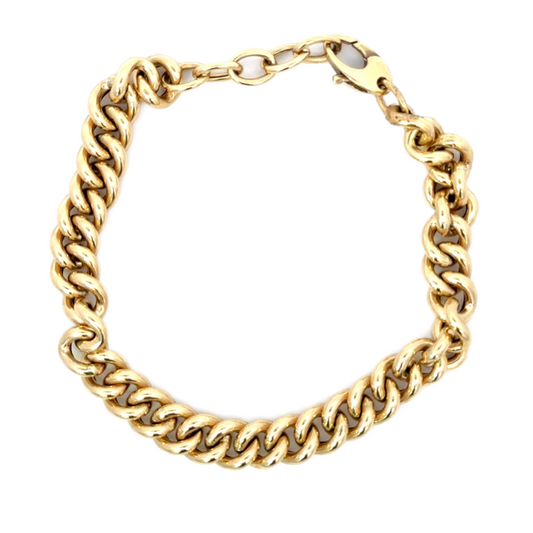 Thick Curb Link Chain Bracelet