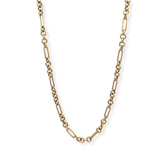 Short Link Medium Vintage Paper Clip Chain