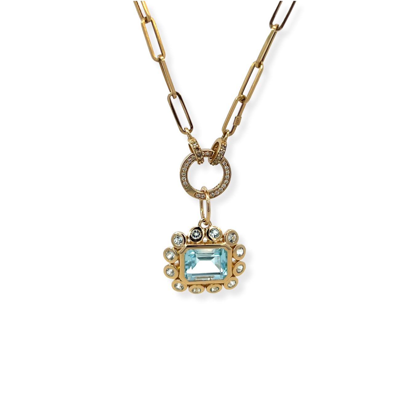 Pave Diamond Circle Bail