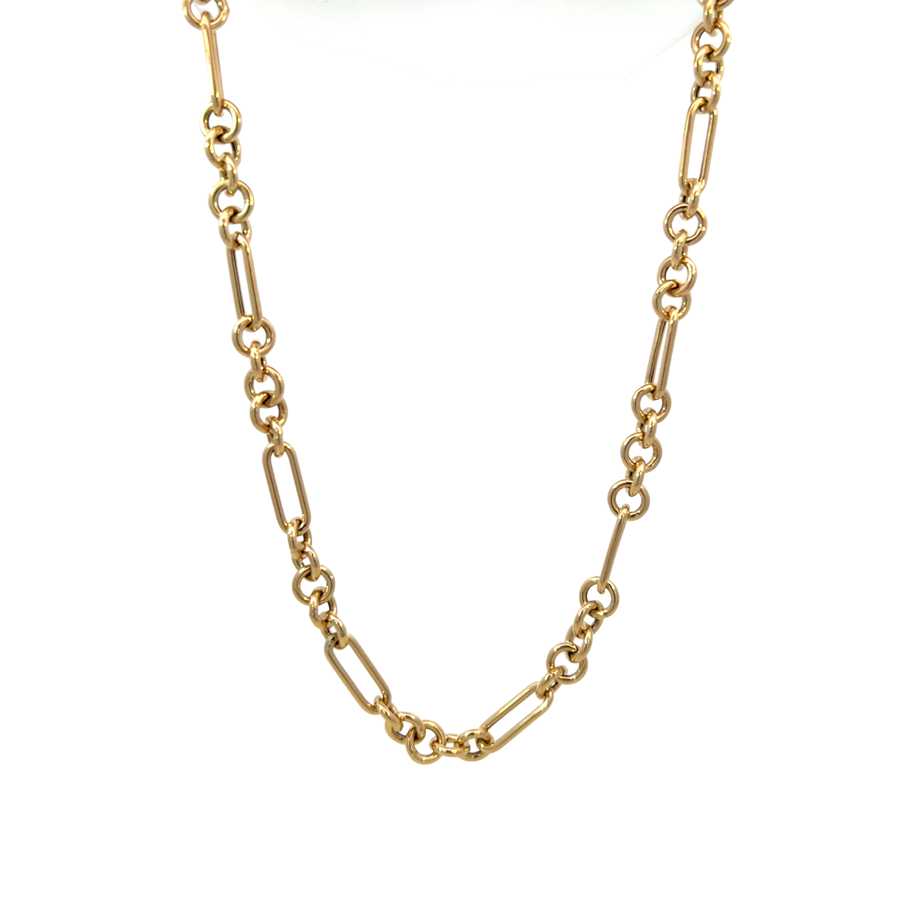 Short Link Large Vintage Paper Clip Chain