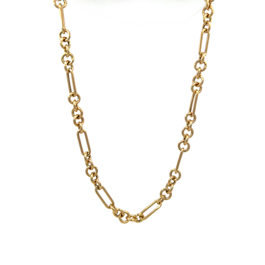 Short Link Large Vintage Paper Clip Chain