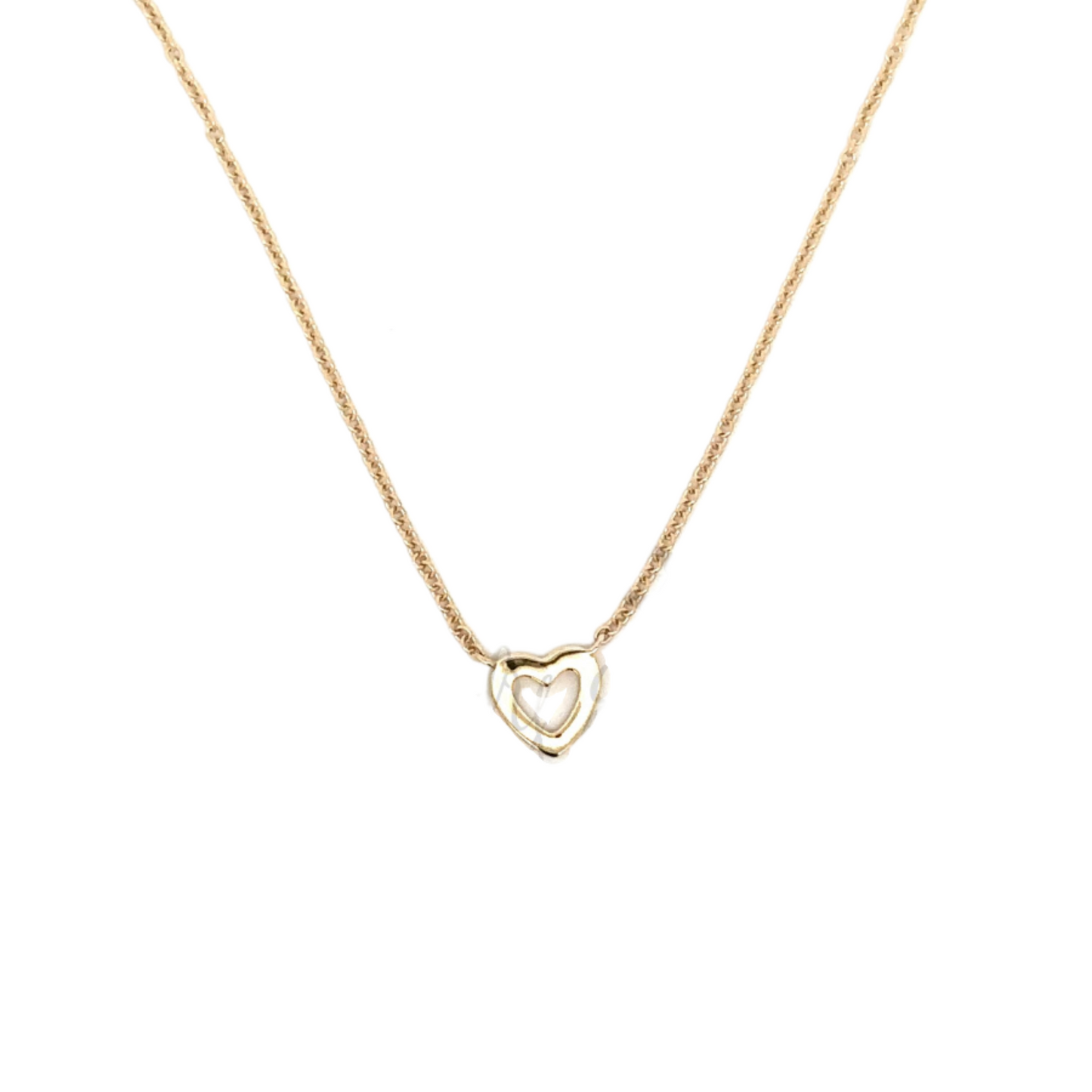 Dainty Open Heart Necklace