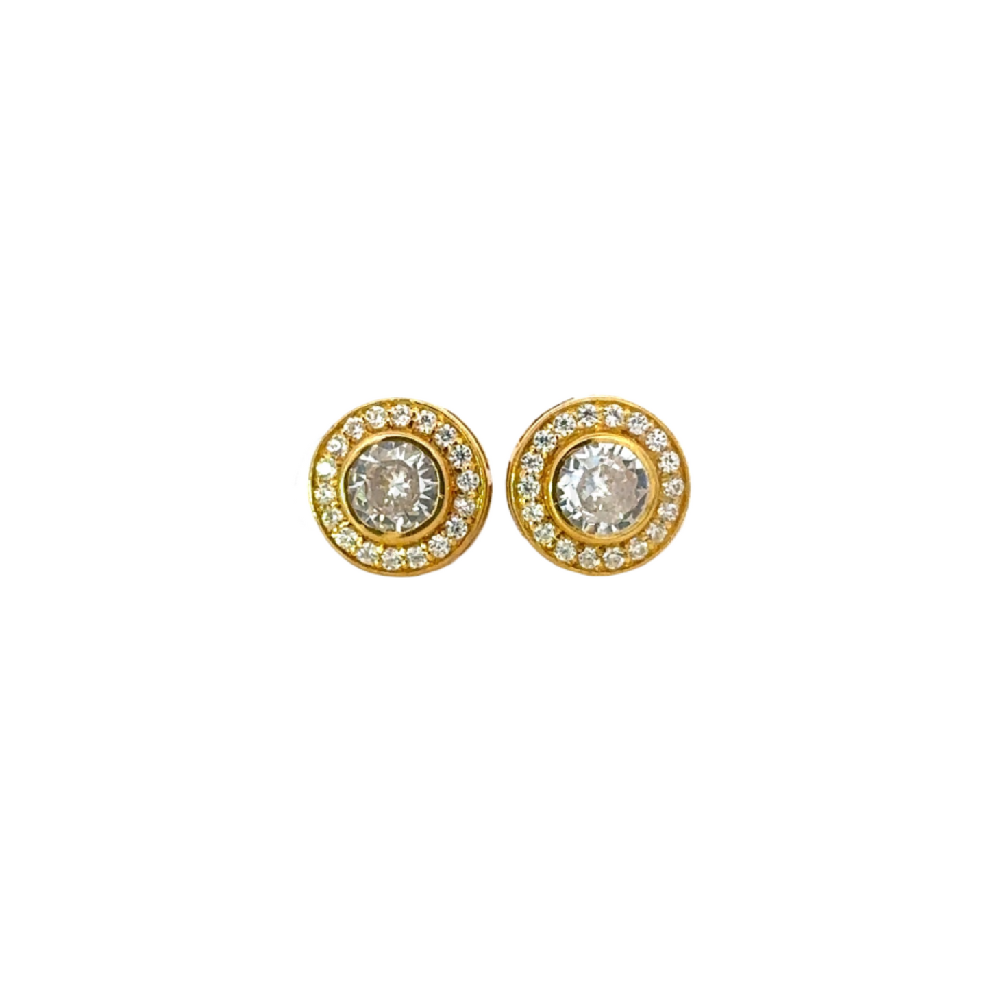 10mm Round CZ Studs