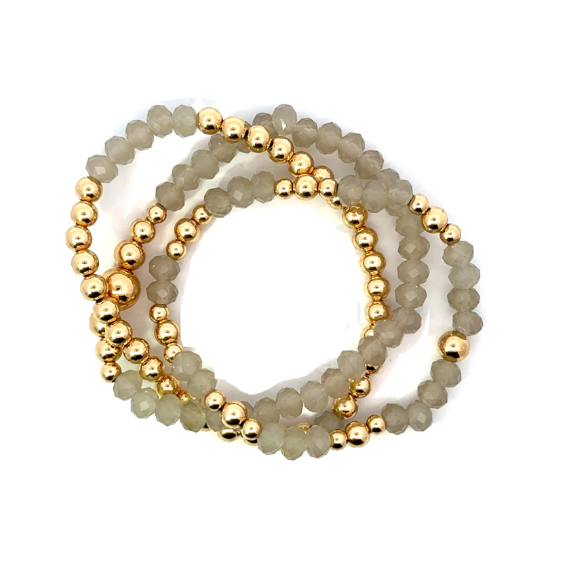 Gold Filled Beaded Bracelet Set