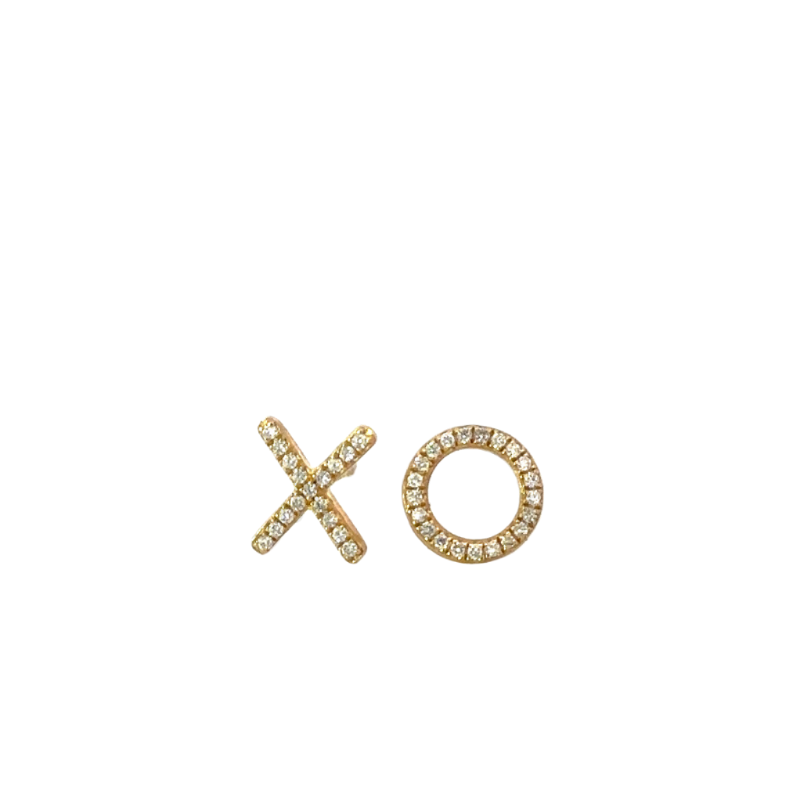 Pave Diamond XO Earring