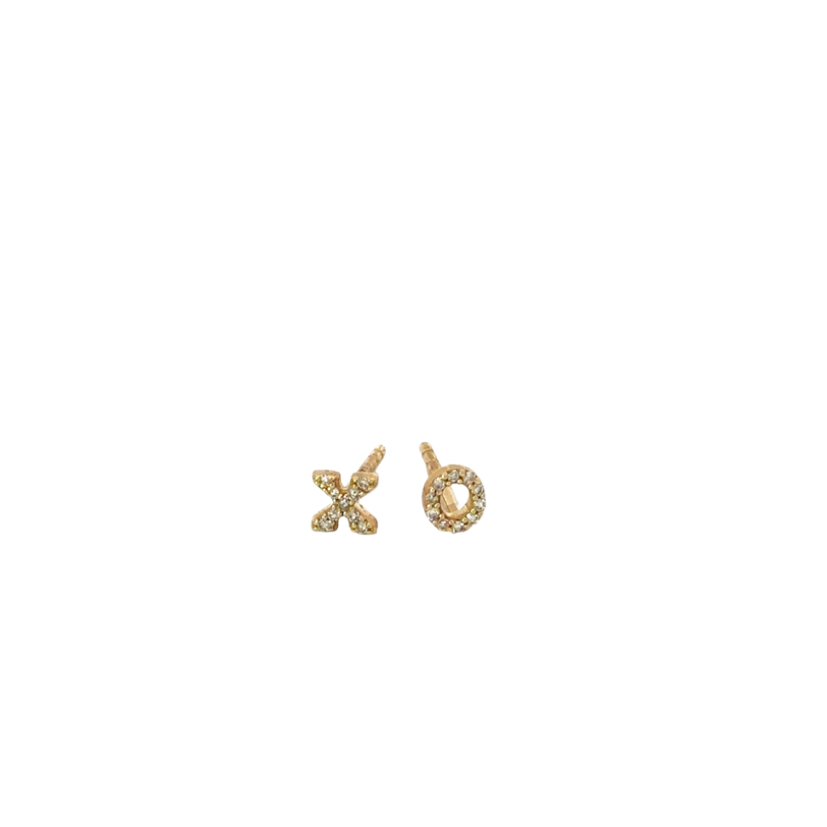 Pave Diamond XO Earring