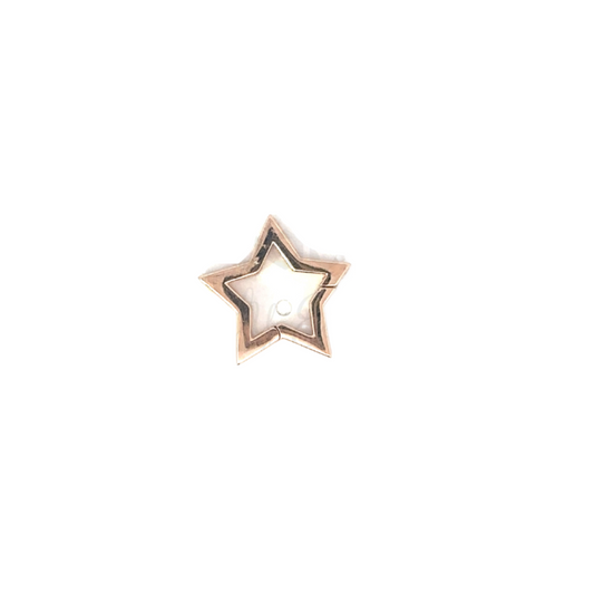 Rose Gold Star Shaped Bail