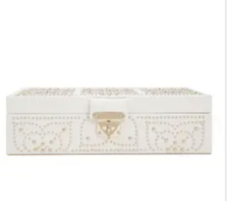 Marrakesh Flat Jewelry Box Cream