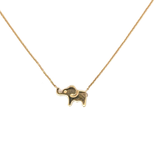 Polished Elephant Necklace