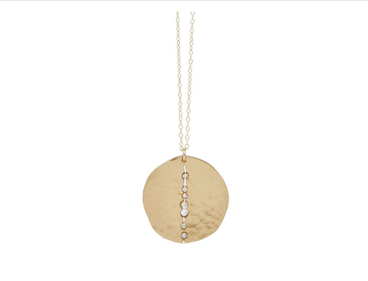 Julie Cohn Orbit Bronze Pendant Necklace