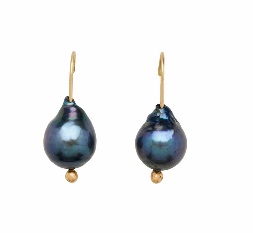 Julie Cohn Mila Midnight Pearl Earring