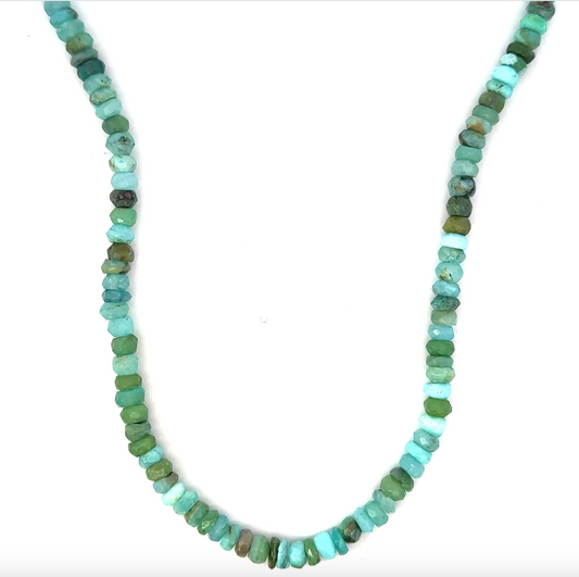 6mm Peruvian Opal Necklace