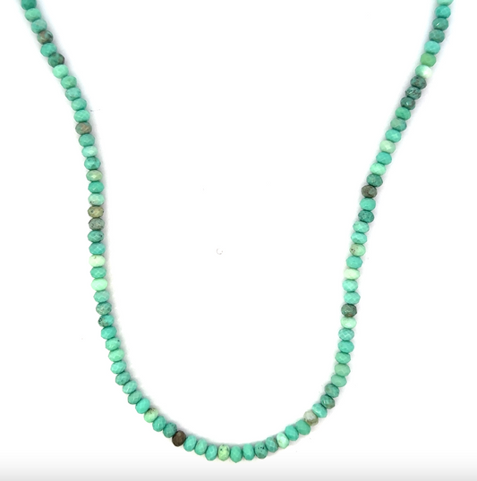 4mm Peruvian Opal Necklace