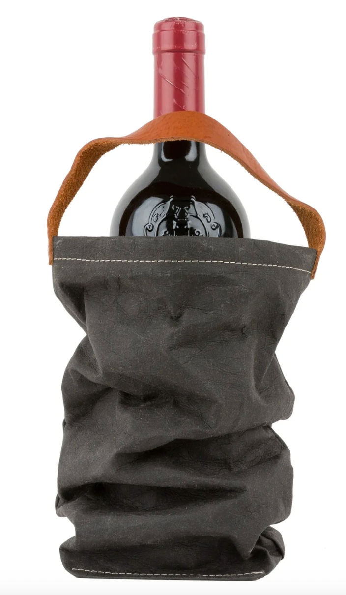 Uashmama Wine Bag Carrying Tote with Cooler Insert