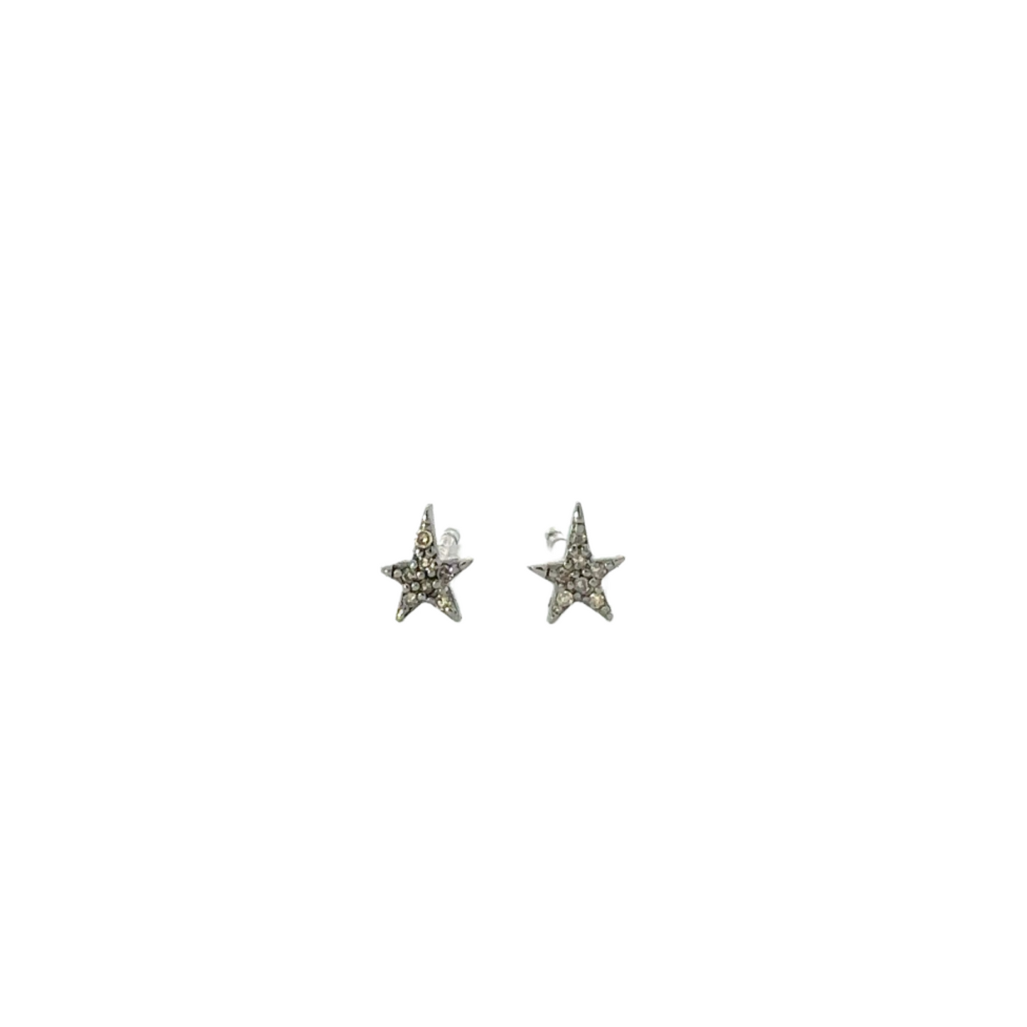 Single Small Pave Diamond Shooting Star Earring