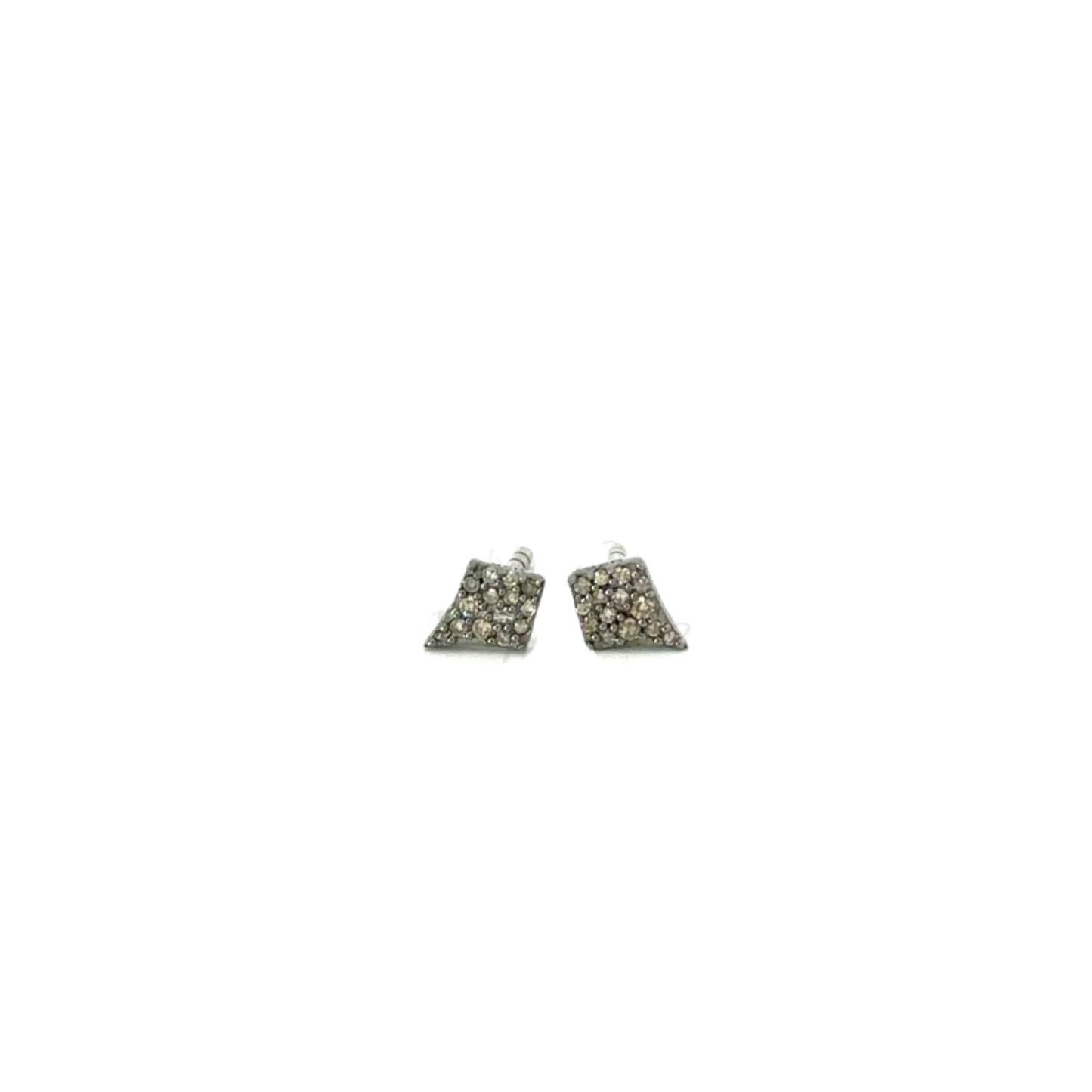 Pave Diamond Kite Stud