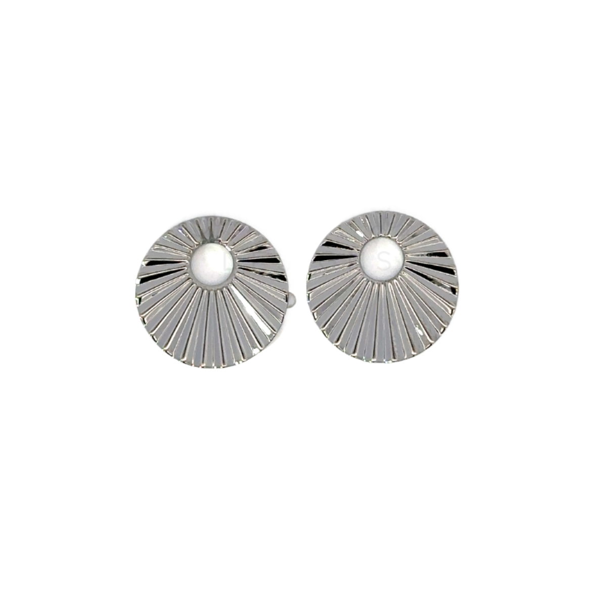 Fluted Disc Earring Charm