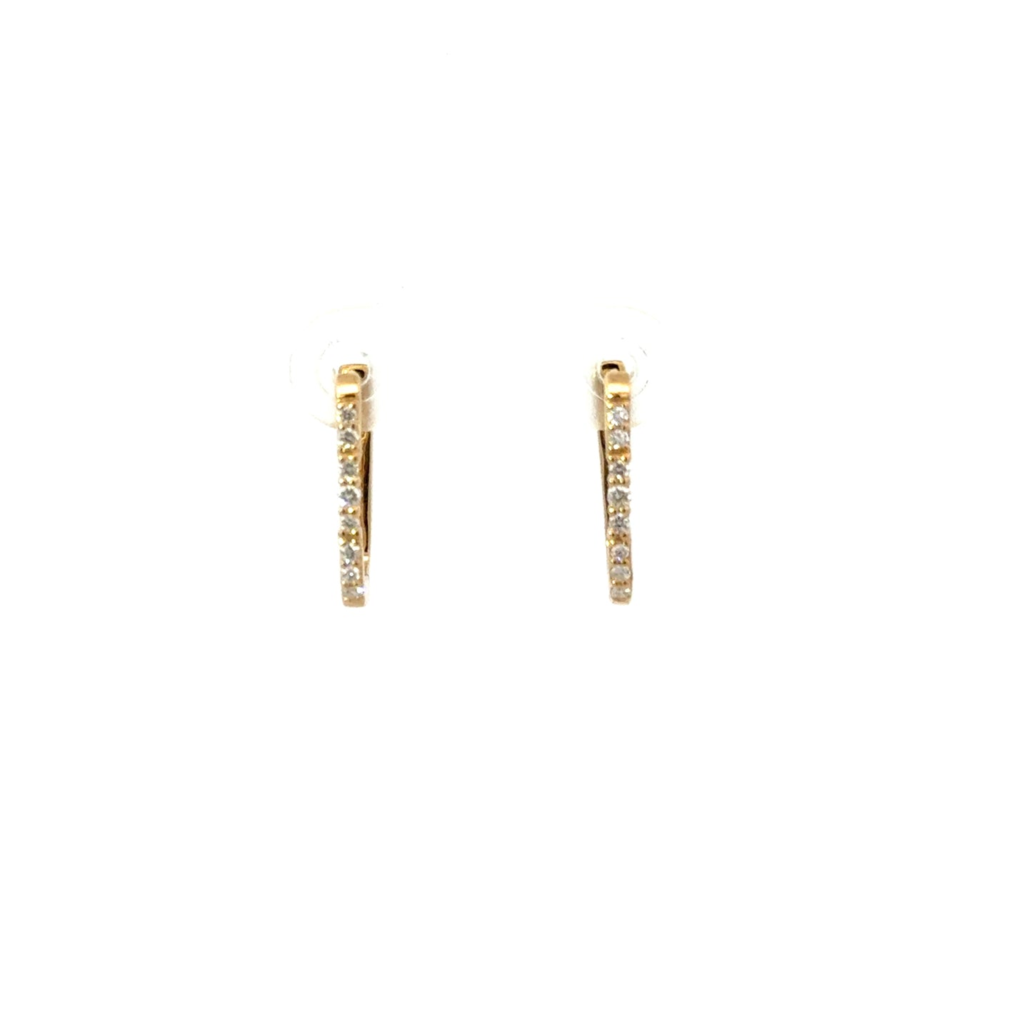 Baby Diamond Paper Clip Earring