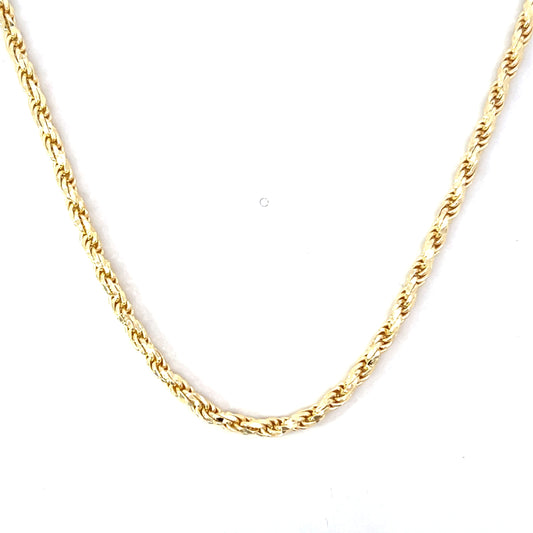 Gold Plated 3.6mm Royal Rope Chain