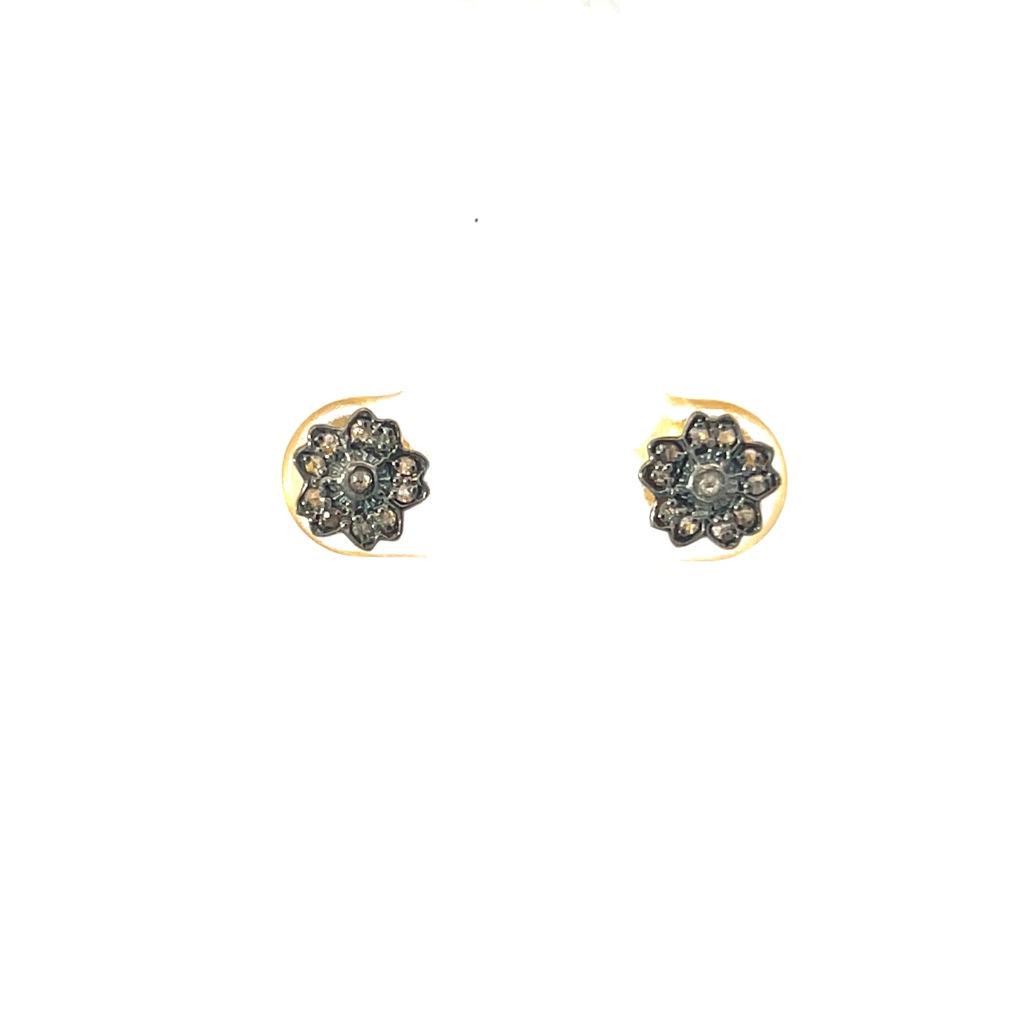 Vermeil & Sterling Lotus Flower Earrings