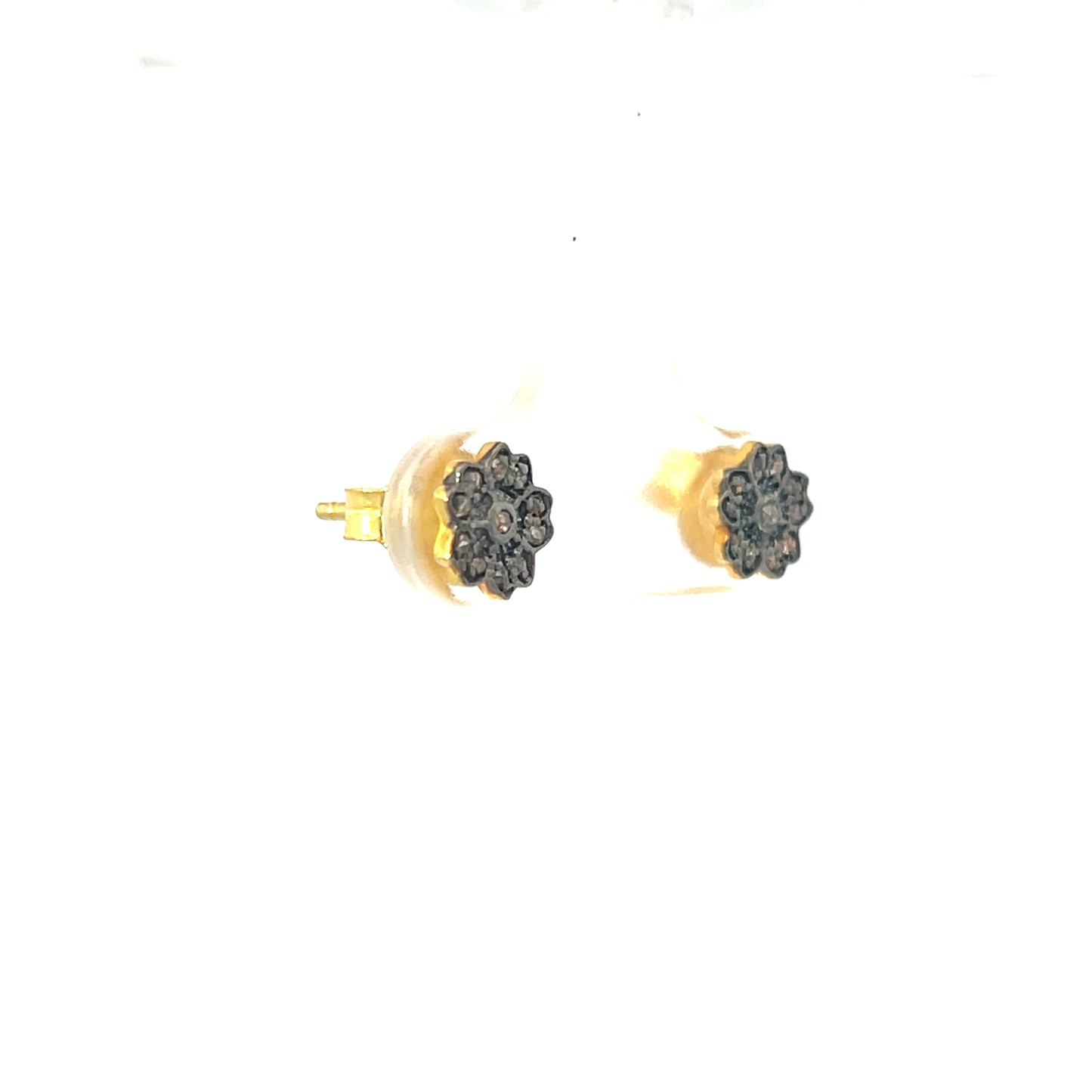 Vermeil & Sterling Lotus Flower Earrings