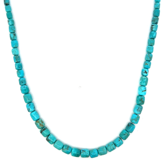 Strung Graduated Turquoise Necklace