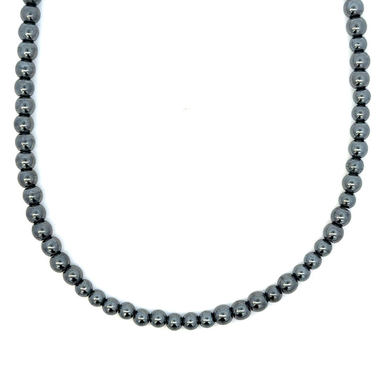 Strung Hematite Necklace