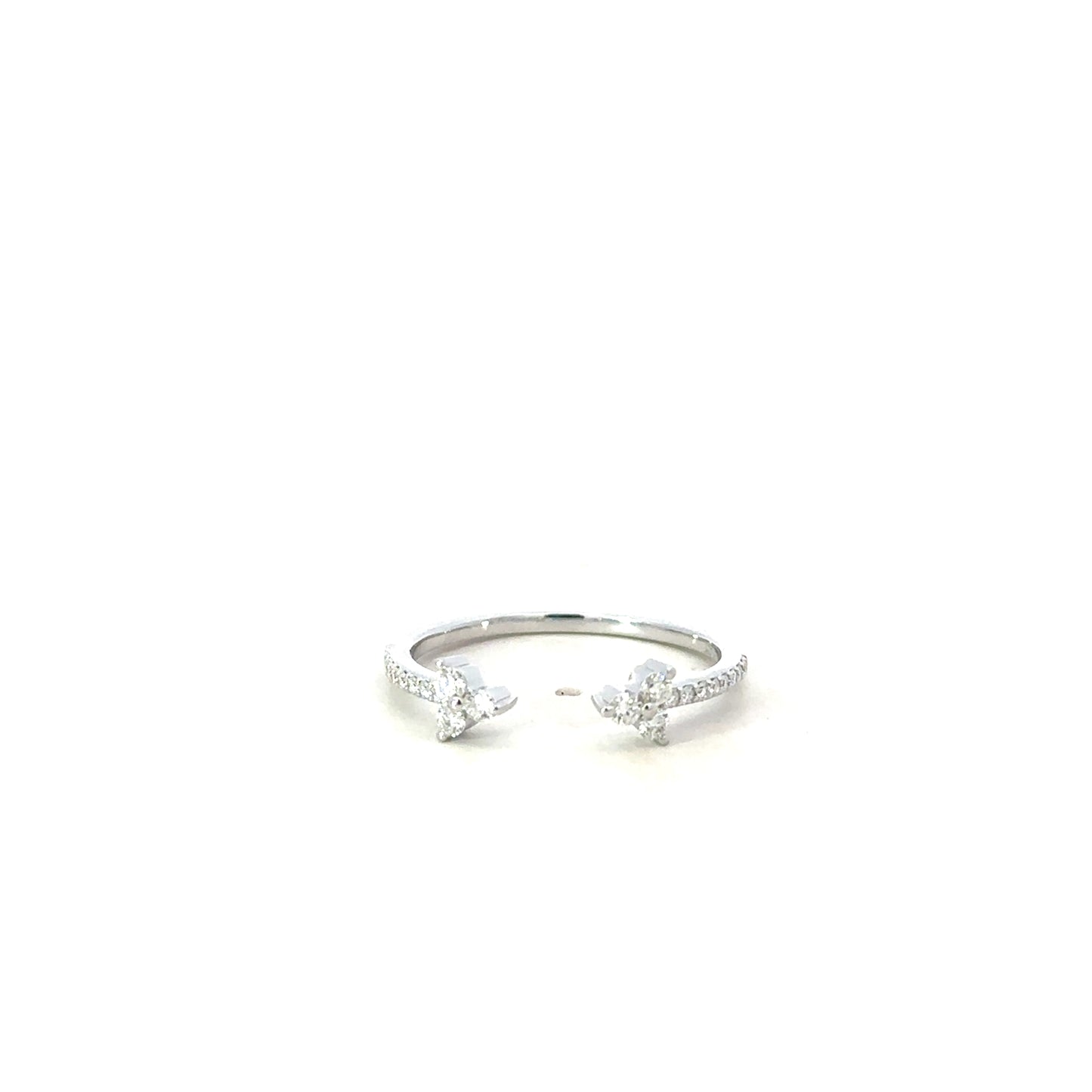 Trio Diamond Open Ring