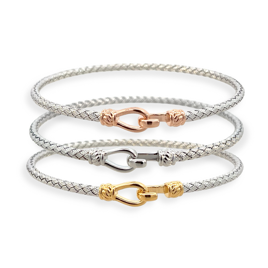 Sterling Silver Buckle Bracelet